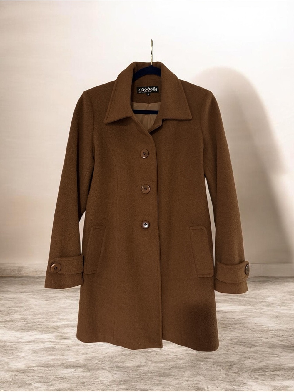 Peruvian Incalpaca Superfine Alpaca Coat – Women’s Medium – Camel Color